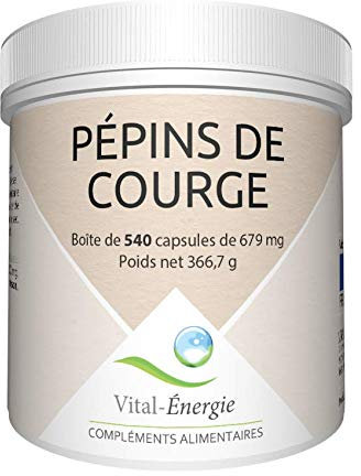 Vital-Energie Pépins de Courge 540 capsules