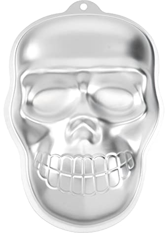 Kopf Halloween- Halloween-Kuchen Schokoladen Fondant Bonbons Backform Backform (Silber)