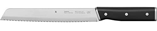 WMF Sequence Brotmesser Wellenschliff 33 cm, Made in Germany, Brötchenmesser scharf, Performance Cut, Kinetisches Design, Spezialklingenstahl, Klinge 20 cm