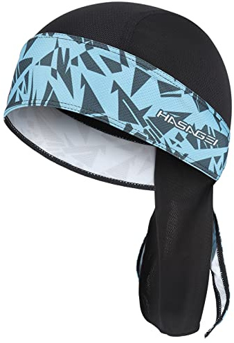 HASAGEI Bandana pour Homme et Femme - Respirant - Écharpe de Tête - Bandana Sport - Bonnet de Course - Séchage Rapide - Écharpe Sous le Casque de Vélo - Bandanas d’Été - Bonnet de Vélo, bleu clair