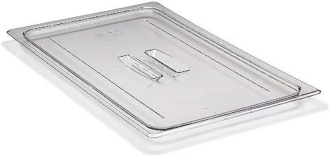 Forgast Coperchio Gastronorm GN 1/1 in Policarbonato, Dimensioni 53x32,5 cm per Contenitore GN Gastronorm, Lavabile in lavastoviglie, Transparente