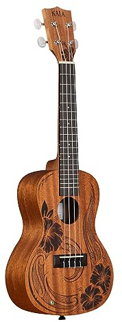 Kala, 4-String Ukulele, Right, Natural, Concert (KA-Unity-C_W/Bag)