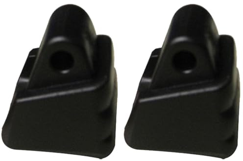 Juroicessry 2 Pcs Schwarz Roller Skates Bremse Stopper Ersatz Skate Zubehör Bremse Roller Skate Toe Stops und Plugs Block Universal Rutschfeste Inline Skate Sicherheitsbremse