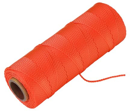 Goldblatt Mason Line, 500 Feet #18 Braided Nylon String, Perfect for Gardening or Masonry Tools