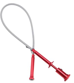 Homoyoyo Desatascador Flexible De Herramienta De Dragado Varillas Limpiadoras De Desagües Con Luz Batería Para Fregadero Cocina Baño