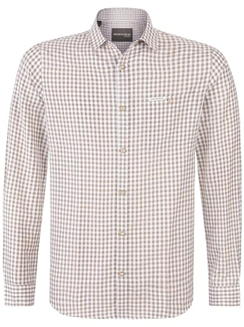 Stockerpoint Trachtenhemd Campos3 Camisa, Verde Musgo, XXL Hombres