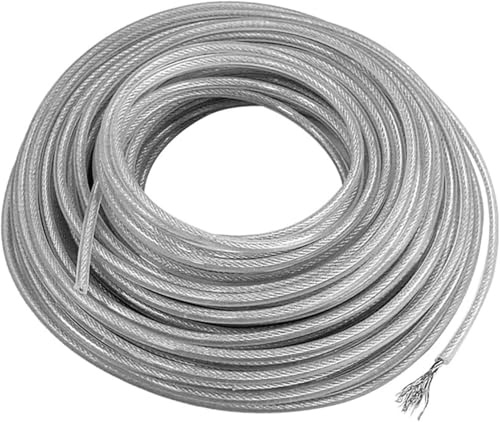 Trimmerfaden 2mm/2,4mm/2,7mm/3mm * 5m/10m/15m Stahldraht Nylon Rasentrimmerschnur Runder Freischneider Trimmerseil Rasenmäher Ersatz Rasentrimmer Schnur(10Mx2MM)