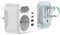 Adaptateur Prise Anglaise - Prise Anglaise Adaptateur Francais avec 1 USB et 1 Type-C, Adaptateur Type G pour Irlande Royaumeuni Bretagne Écosse