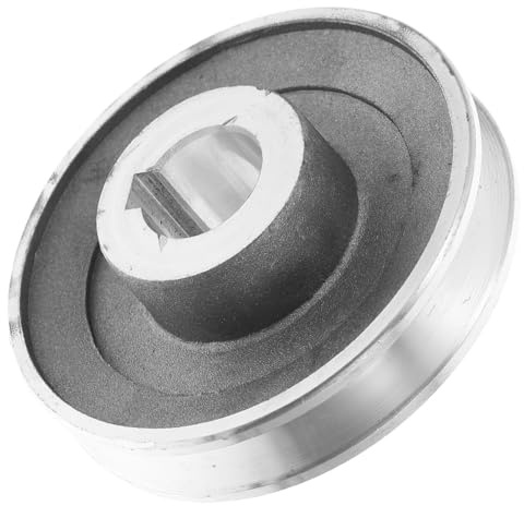 KONTONTY Heavy Duty Washing Line Pulley Wheel for Air Compressor Bore Clutch Motor Slow Speed down Single Groove for Industrial Sewing Machine