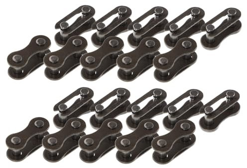 OHPHCALL 40pcs Metal Chain Repair Kit for Bicycle Chain Quick Link Half Roller Joint Connector Fixer