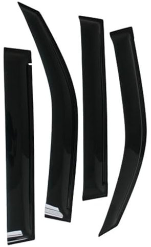 YOUZKA Accesorios para Ventanas Laterales Visera para Ventanas De Coche Toldos De Ventilación Tipo Ceja para Lluvia Protector De Humo para Toyota para Landcruiser Serie 200 Fj200 2007-2021