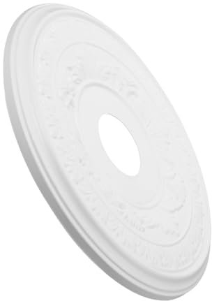 ANDRESLAD Techo PU para Lámparas Placa Decorativa de Candelabro Instalación para Decoración Moderna Hogar y Oficina