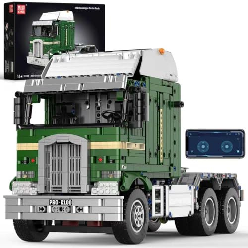 Mould King 13202 Technik LKW Bausatz, Car Modell mit über 2181 Bausteinen, Konstruktionsspielzeug für Jugendliche und Sammler