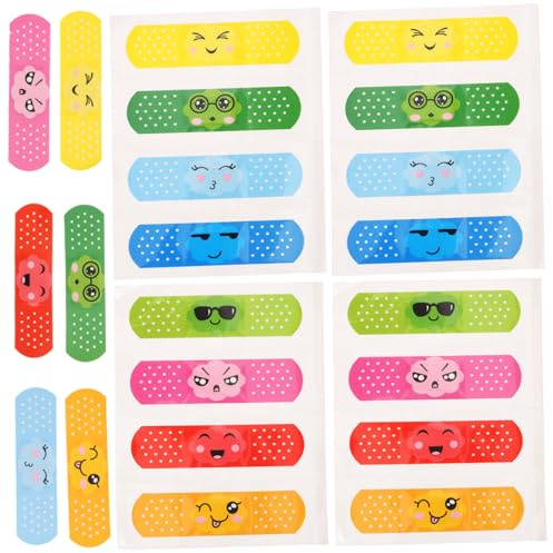 LRXIYODE Vendas Adhesivas Adhesivo De Dibujos Animados 40 Unidades Transpirables Impermeables Para Heridas Banda Para Heridas Pequeñas Práctica Tira Doméstica Uso Diario y Actividades Al Aire Libre