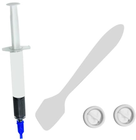 POPETPOP Pâte Thermique Haute Conductivité Kit avec Spatule et Protections pour Doigts pour CPU GPU LED Dissipateur SSD Processeur Refroidissement Efficient Nano-moléculaire