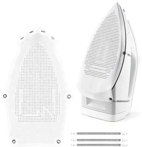 Fer à repasser sans vapeur, semelle en téflon antiadhésive et résistante à la chaleur | Housse de protection pour fer à repasser, protection pour tissus sensibles, universelle pour la plupart des fers à vapeur