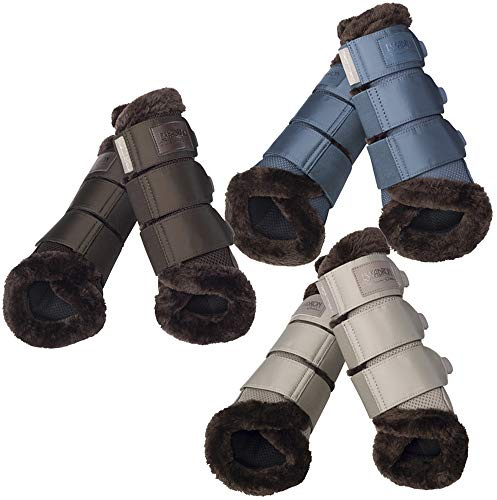 Eskadron Gamaschen -Mesh Fauxfur Platinum- Größe/Farbe XL/vintageblue