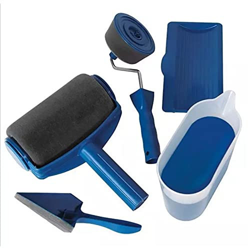 TYTG Set di Strumenti di Pittura Roller di Vernice con Serbatoio, Set di pennelli a Muro Angolo Angoli Estensione Professionale Set Rullo per dipingere