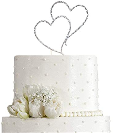 Hochzeit Tortendeko Silber Liebe Glänzend Hochzeit Kuchendekoration