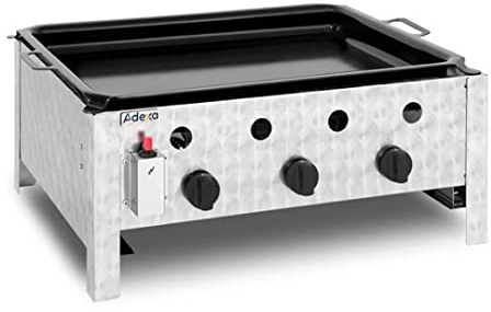 Stalwart DA-GG1103A Commercial Gas BBQ Grill 3 Burners Table top