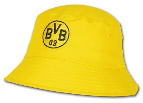 Dortmund Borussia Fischerhut - Logo - gelb Sonnenhut Hut Anglerhut BVB 09