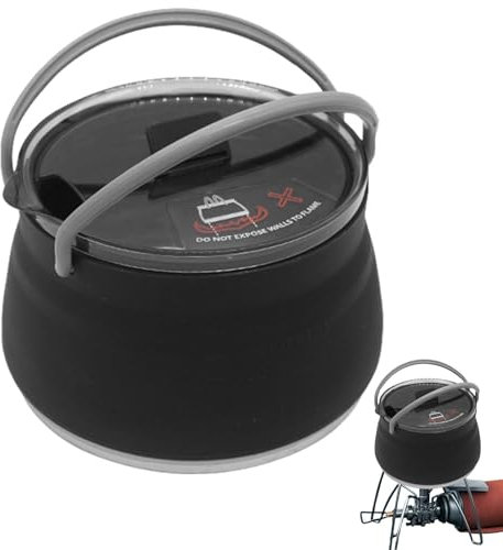 Théière Pliante - Bouilloire De Cuisine Portable, Bouilloire De Voyage En Silicone | Bouilloire Pliante, Bouilloire Pour Le Thé De Camping, Bouilloire En Silicone souple, Pot D'eau Pliable