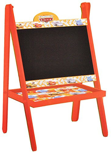 alles-meine.de GmbH Maltafel/Standtafel - Cars Lightning Mc Queen - aus Holz - Tafel - Magnettafel & Kreidetafel - Maltafel - Schultafel Schreibtafel für Kinder
