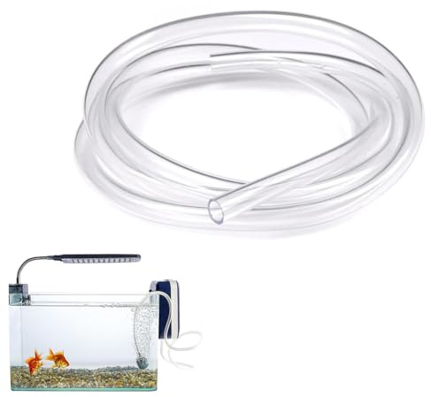 Silikonschlauch 4 Meter Länge/1 Stück, 4mm ID x 6mm OD Transparenter Silikonschlauch, Flexibler Silikonschlauch Lebensmittelecht, Wasser-Luft-SchlauchSchlauchrohr für Pumpentransfer
