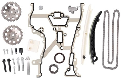 Kit catena di distribuzione Flydida catena di distribuzione regolatore albero a camme adatto per Aveo Astra J Adam Cascada Corsa D Insignia A Mokka Zafira C Tourer 1.2 e 1.4 codice 55562234 636059