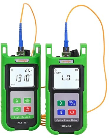 Tester per fibra ottica, Optic Power Meter KPM-35 FTTH Fiber Cable Tester And Singlemode Fiber Optical Light Source KLS-35 1310/1550nm(KPM35A with KLS-35)