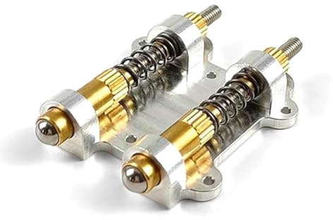 Paaruter Estabilizador de de Trémolo de Guitarra Kit de Dispositivo Estabilizador de de Trémolo de Latón y Aluminio Sistemas de Puente de Trémolo