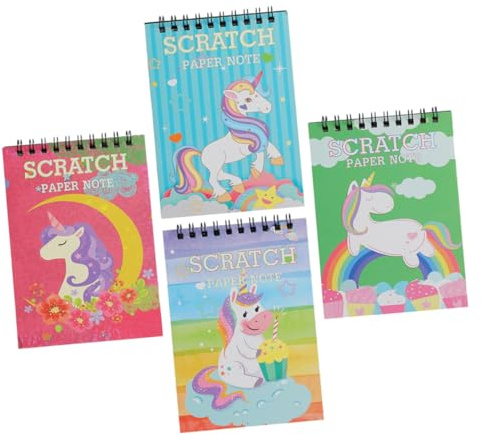 Kratzpapier Kunstblätter mit Cartoon Motiven für Kinder