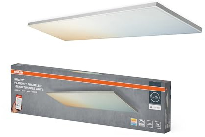 Osram SMART+ Planon Frameless LED Panel 1200x300mm TW | SMART+ MATTER Planon Frameless Tunable White, Indoor Wall Lighting, Weiß, 25000 h, 1-Pack