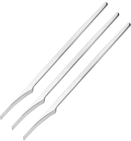 GALPADA 3 Stück Pedicure Scraper aus Robustem zur Hornhaut Abgestorbene Hautentfernung Professionelle Fußpflege für Weiche Glatte Füße und Hände Geeignet für Maniküre und Pediküre zu