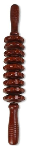 Mimoqk Massagerollerstab | Fettabsaugung Massageroller für den Körper | Handmassagerolle aus Holz zur Linderung, Cellulite-Entfernung und Körperformung
