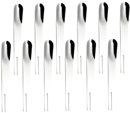 Garneck 20 Fourchettes à Dessert en Acier Inoxydable, Fourchettes à Fruits et Apéritif, Taille Petite, Couleur Argentée, Adaptées pour Fruits, Gâteaux, Salades et Buffet, Usage Maison