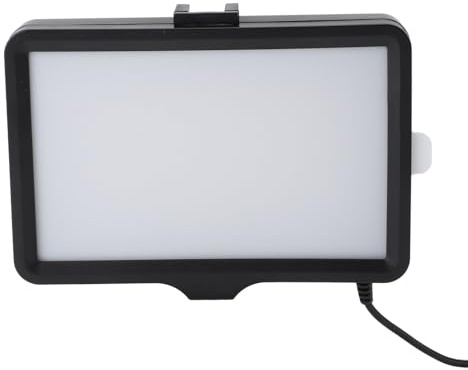 ERYUE Lampe Vidéo LED pour Appareil Photo, éclairage de Photographie Portable, Panneau Lumineux RVB à intensité Variable pour Appareil Photo Numérique, Lumière Douce Vlog et Vidéo Youtube, alimenté