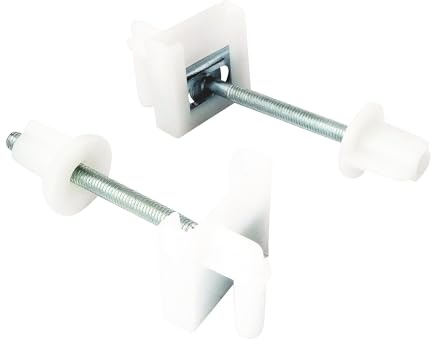 SOMATHERM FOR YOU - placas de fijación de la aleta WC 2 de metal, dos tuercas, dos toboganes, longitud 75 mm