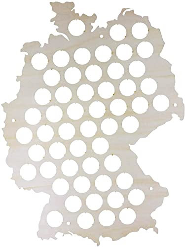 SAFE Bier Karte Deutschland | Geschenke zum Jahrestag für ihn | Nur für echte Kronkorken Sammler | Ideale Männergeschenke zum Geburtstag