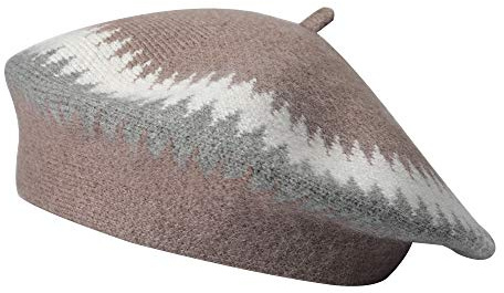 ZLYC Damen Winter Baskenmütze Klassischer Baskenmütze Druck Weich Warm Französisch Hut
