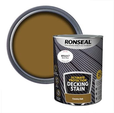 Ronseal Ultimate Protection Decking Stain Country Oak 5L