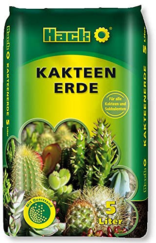 HACK Kakteenerde 5 ltr Kakteensubstrat Sukkulentenerde mit Quarzsand