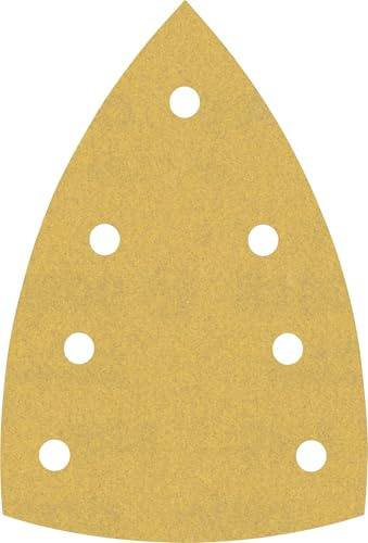 Bosch EXPERT C470 Schleifblatt, 100x150mm, K180, 7 Löcher, 50-tlg. | für Farbe auf Holz, Hartholz, Ø 100x150 mm, Körnung 180, Professional Zubehör Multischleifer