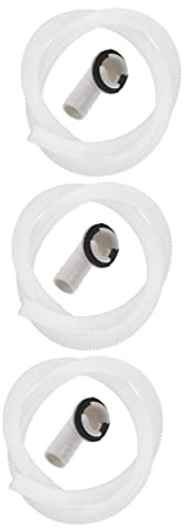 Housoutil 3piezas Manguera De Drenaje para Aire Acondicionado Conector De Tubo Transparente Flexible para Unidades De Ventana y Portátiles Resistente y