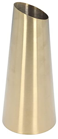 D Vase Vased Zylinder 304 Edelstahl Vase 304 Edelstahl Konische Form Schmaler Mund Einfache Moderne Schreibtischvase Für Schlafsaal Kleine Vase