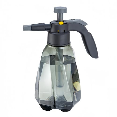 Pump Sprühflasche Druck-Sprühflasche Drucksprühgerät Pumpflasche Vintage Blumensprüher Pumpsprüher Vintage Pflanzensprüher mit Kunststoff-Pumpe für Garten (Smaragdgrün, 1.5L)