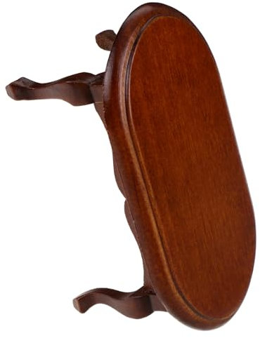 CORHAD Miniatur Teetisch Für Holzmodell Ovaler Tisch Miniaturmöbel Für Detailgetreue Dekoration Und Spiel