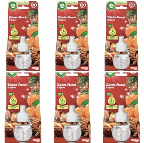 Air Wick Winter Punch & Spice Nachfüllpackung für elektrische Lufterfrischer 6x19ml