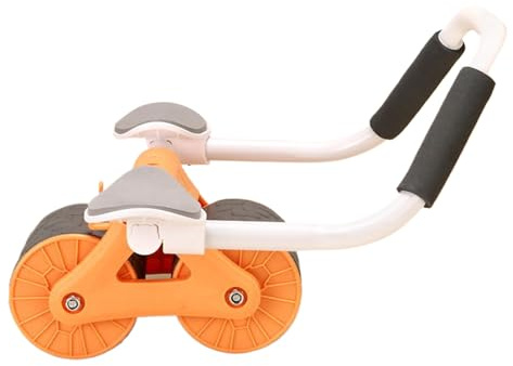 Roue à roulettes pour abdominaux – Équipement d'entraînementpour abdominaux Amovibles de 16,34 x 15,16 x 7,09 Pouces | Rouleau d'entraînement du Ventre Portable, équipement d'entraînement de Base, en