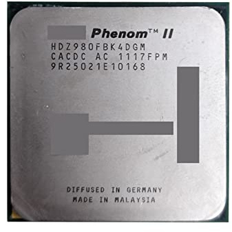 ph II X4 980 CPU de procesador Cuatro núcleos 3,7 GHz HDZ980FBK4DGM Socket AM3